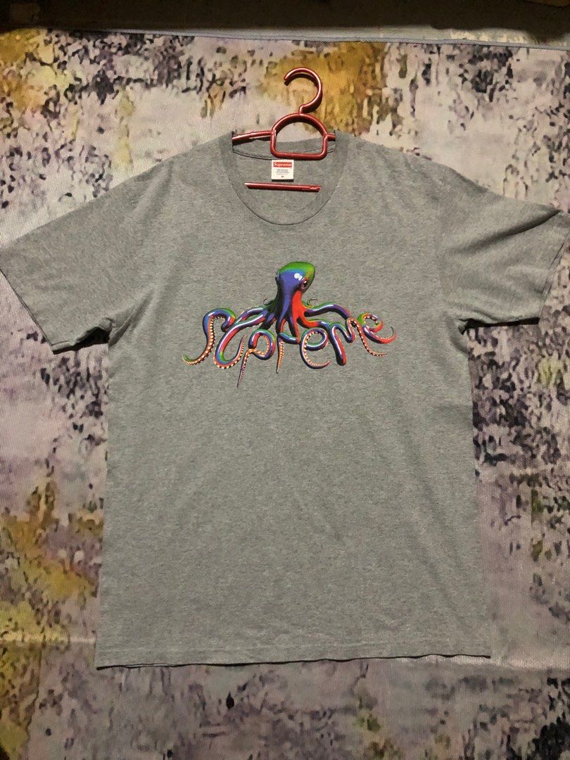 SUPREME TENTACLES TEE Men s Fashion Tops Sets Tshirts Polo