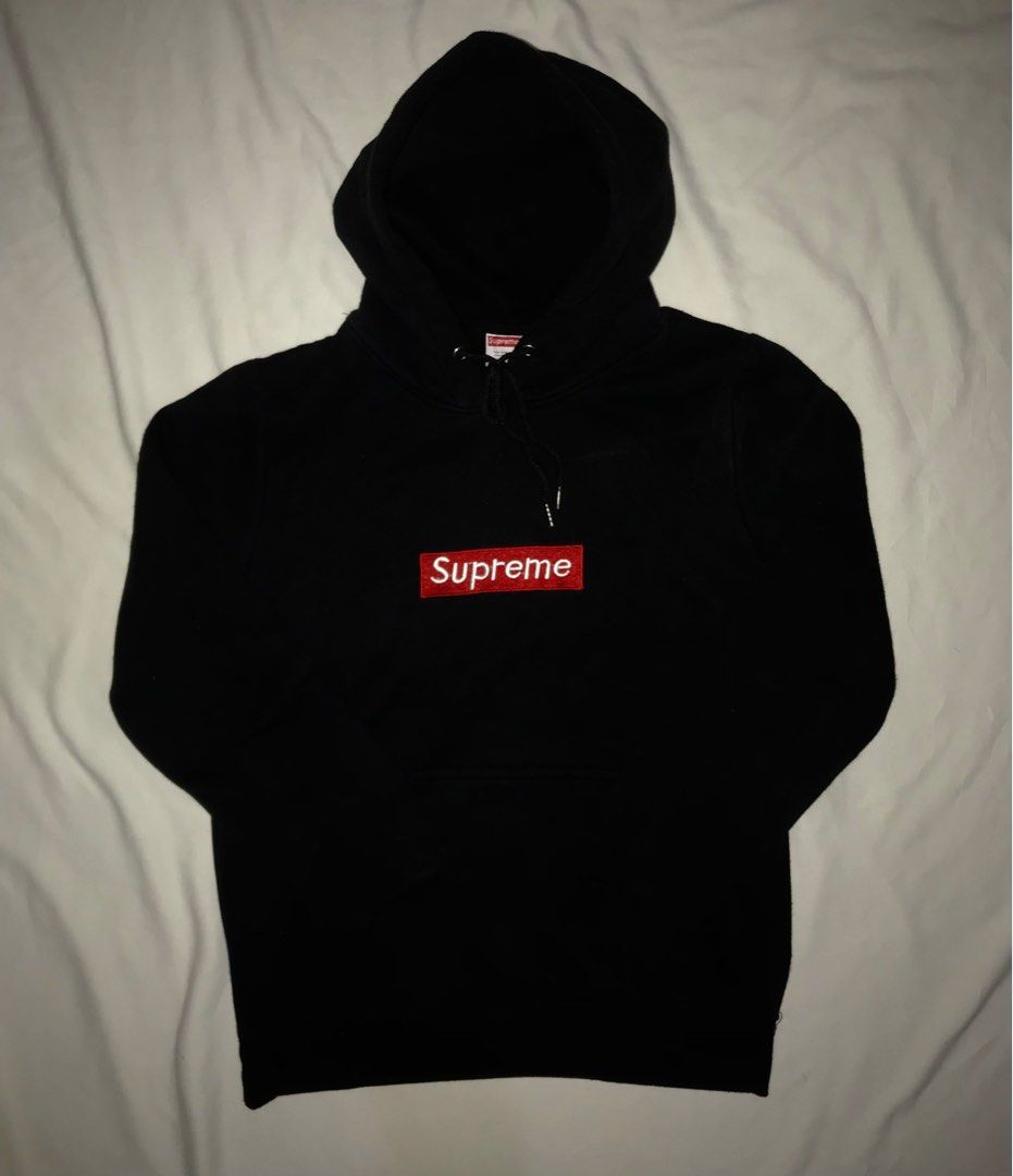 Supreme Coverstitch Hoodie Black