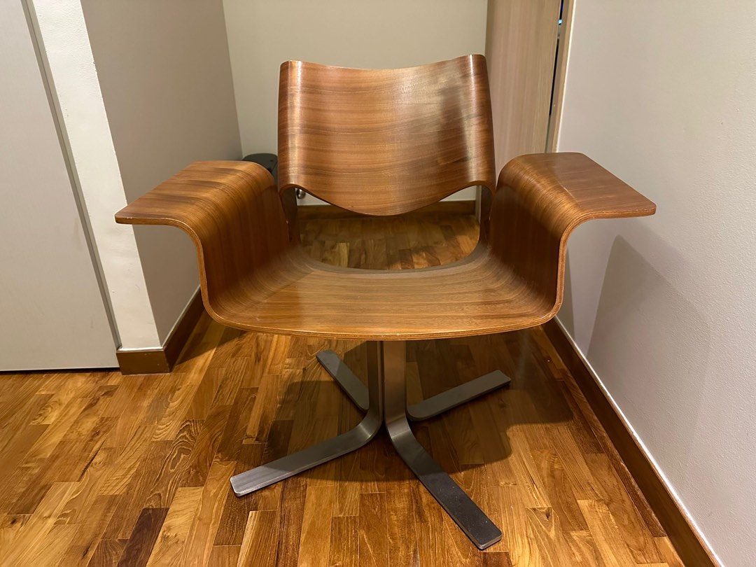 Swivel lounge chair Blue Dot BUTTERCUP