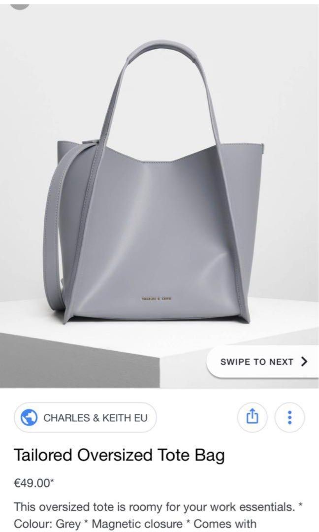 Tailored oversized tote bag online