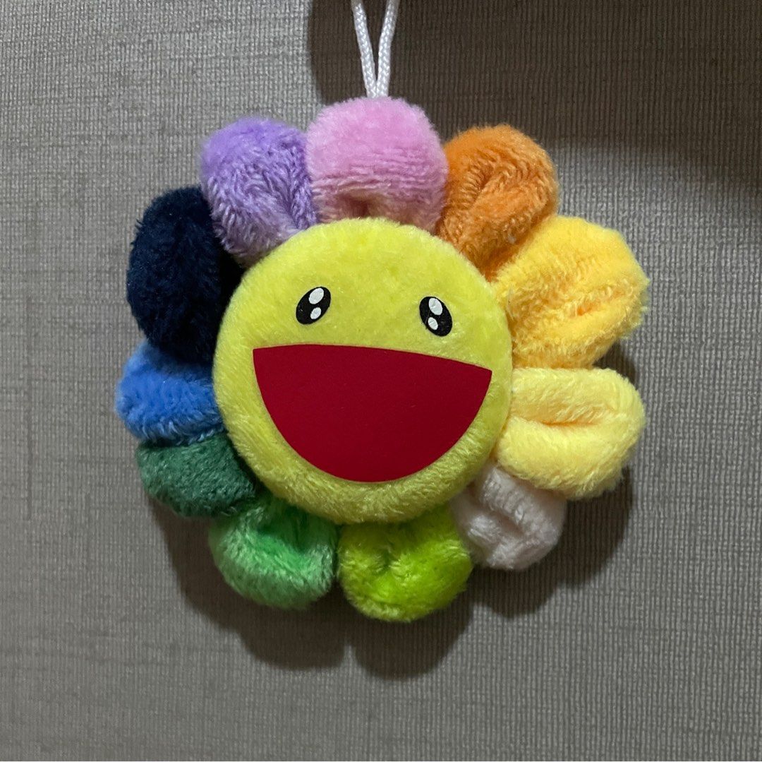 Takashi murakami new arrivals flower plush keychain