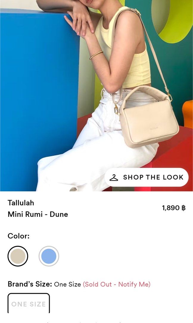 Mini Rumi Tallulah Mini Rumi - Dune, Women's Fashion, Bags & Wallets, Shoulder ...