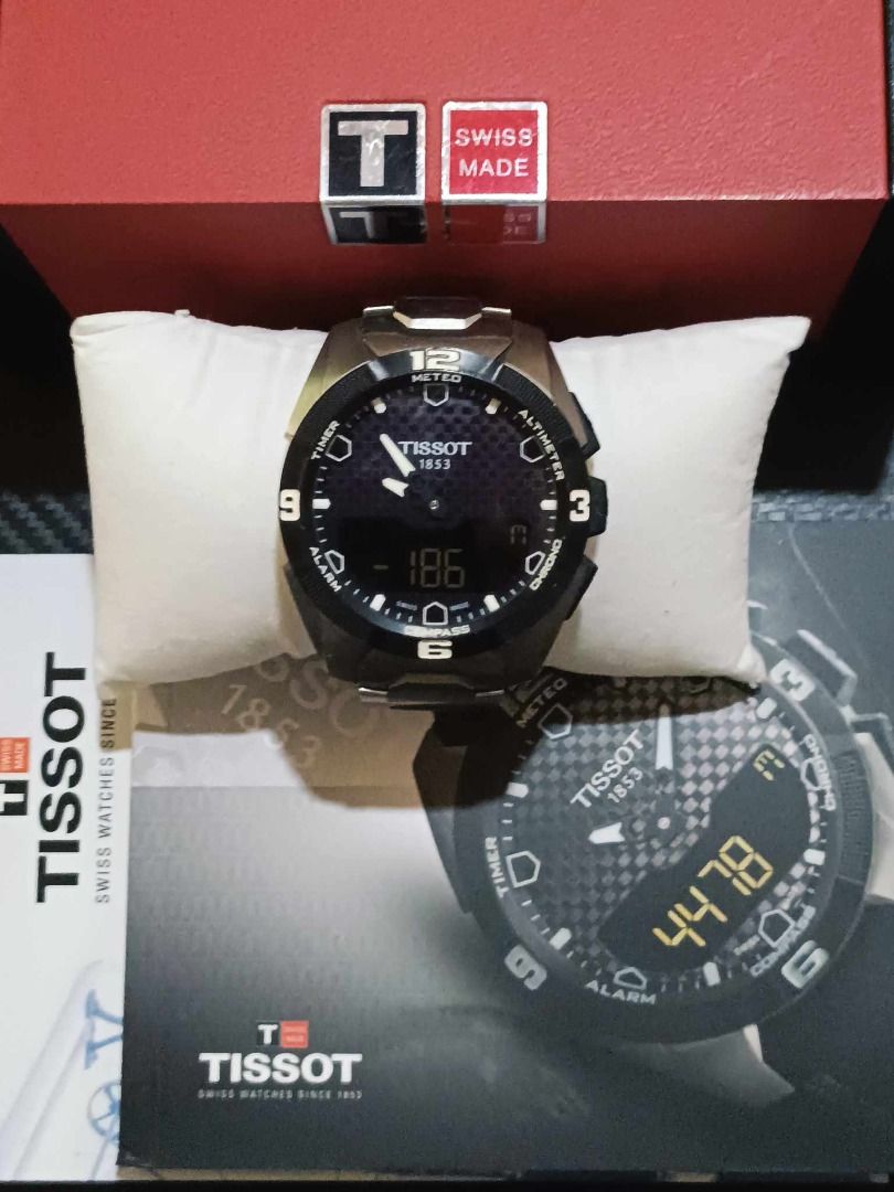 Tissot T-Touch Connect Solar / Orologio Uomo / Quadrante Nero / Cassa Titanio E PVD Nero / Cinturino Caucciù - Foto 11