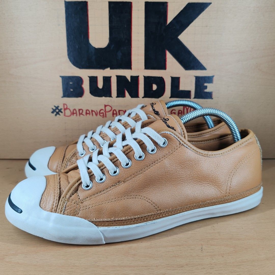 UKBundle UK8 26.5cm Converse Jack Purcell Ox Leather Tan
