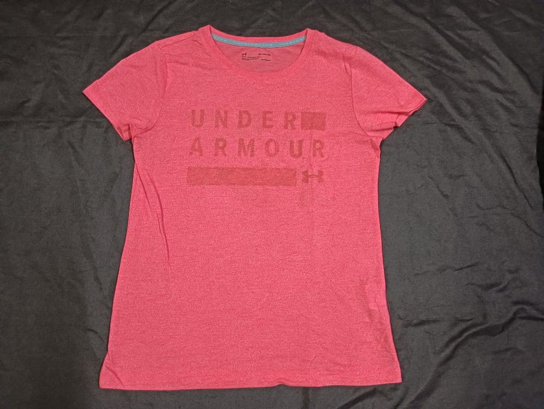 Under Armour Ladies Peach T-Shirt XL (TL5003), Women's Fashion