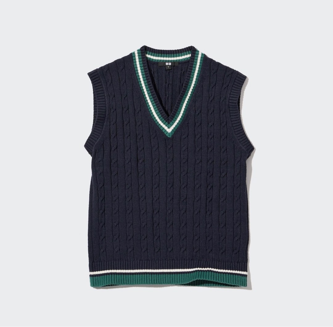 Sweater top vest uniqlo