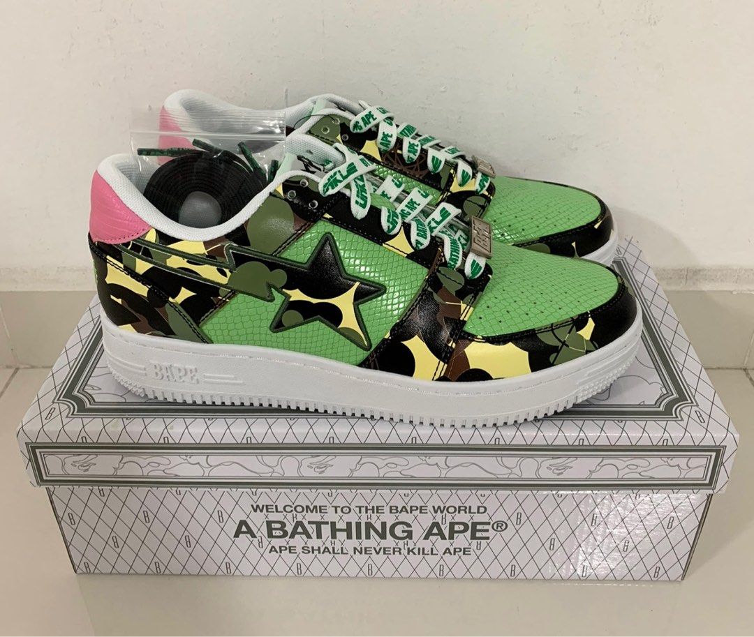 APE UNKLE BAPESTA US7.5 A BATHING APE - APE UNKLE BAPESTA US7.5の