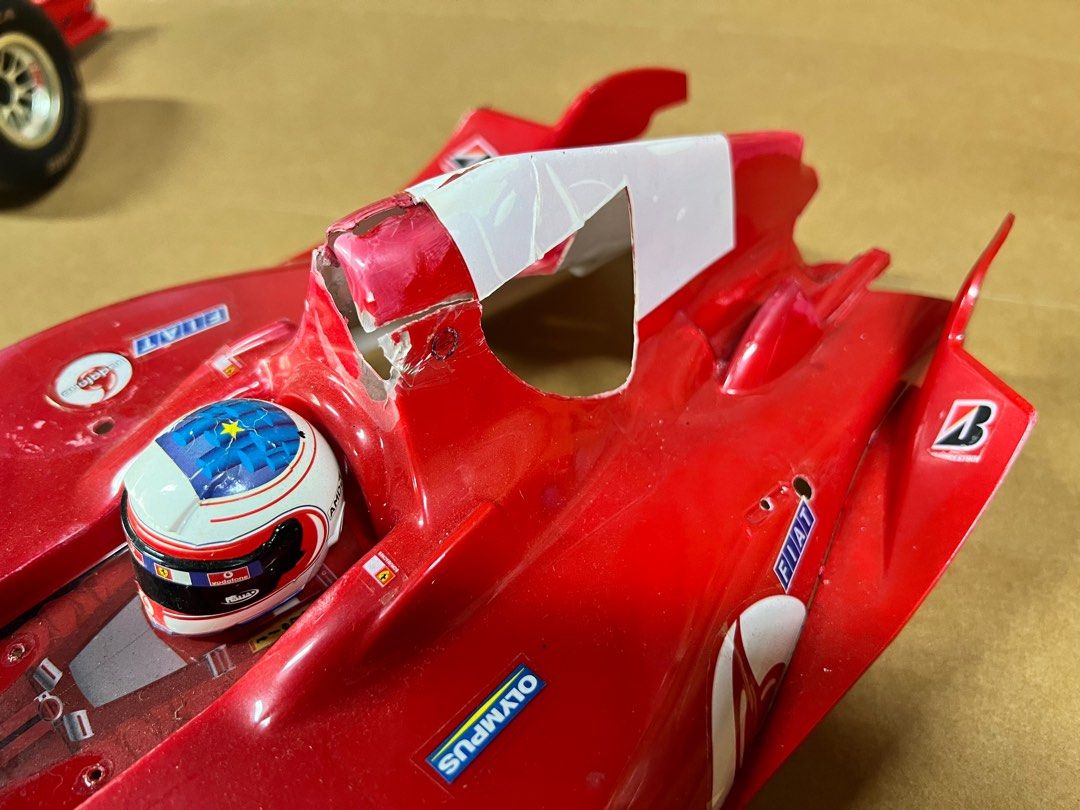 DeAgostini Ferrari F2004 1:8 Kyosho &ndash; Kit Modello Da Montare (imballo Originale)
