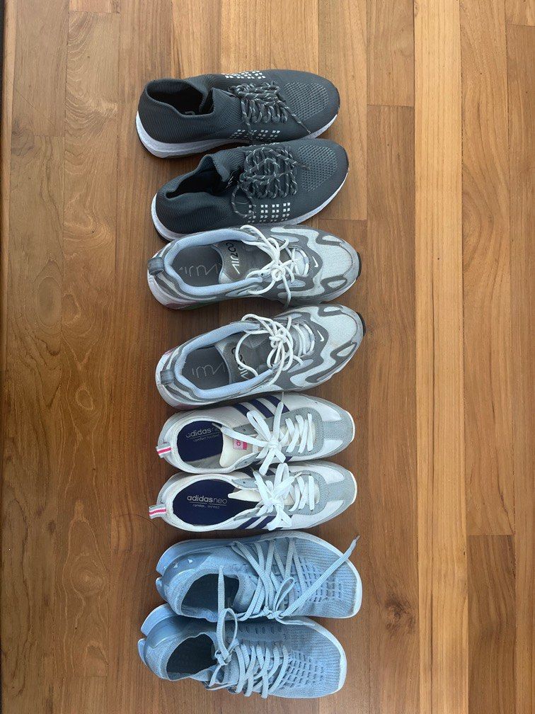 used shoes sneakers tyr nike air adidas under armour running
