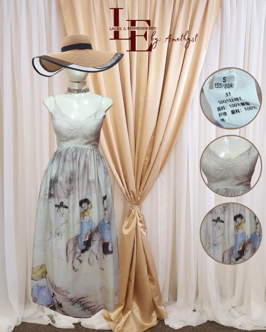 Vintage Designer Corset Dress