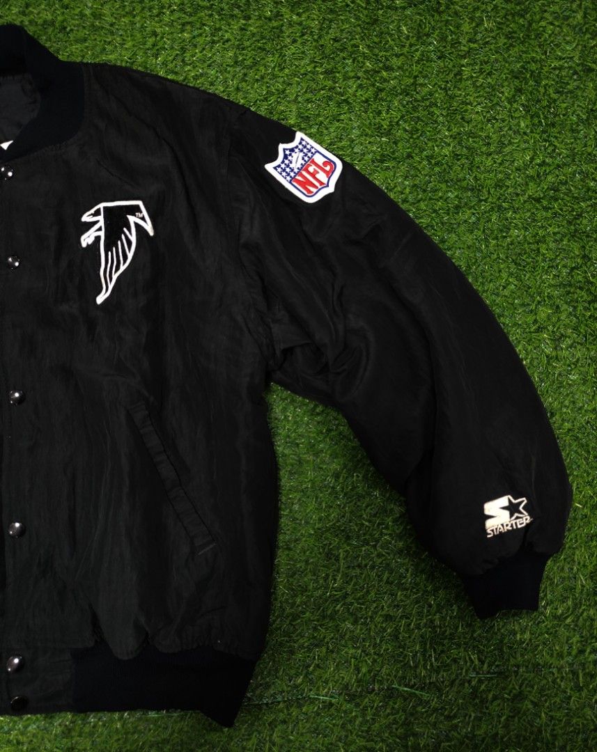 Vintage falcons starter jacket on sale