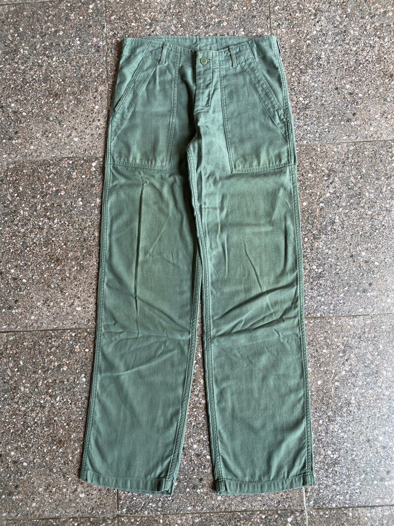 Nam Fatigue Pants - Olive Green - Timechine Co.