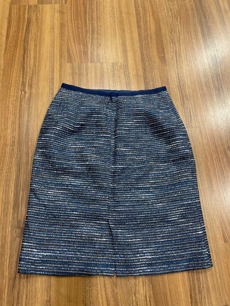 High waisted tweed pencil skirt discount