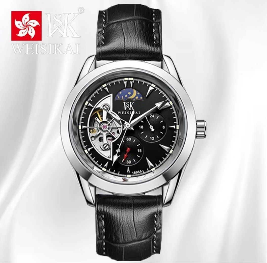 Weisikai Luxury Watch High Quality Stainless Steel Chronographs