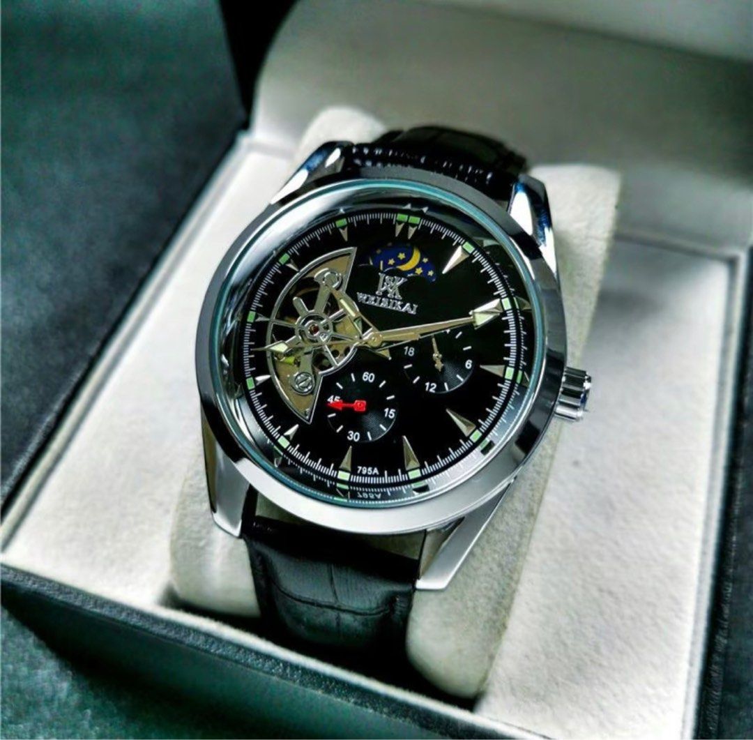 Weisikai Luxury Watch High Quality Stainless Steel Chronographs