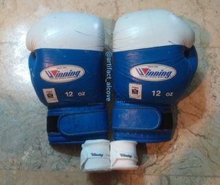 Winning Gloves Japan Boxing High End Leather Hand Wraps Sports Muay Thai MMA Handwraps Pacquiao