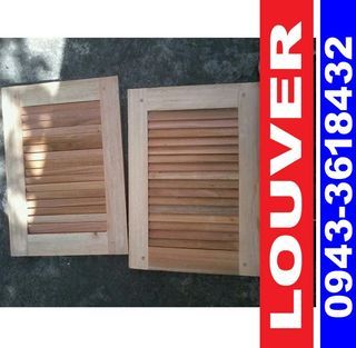 Wooden Louver Window or Louver Door