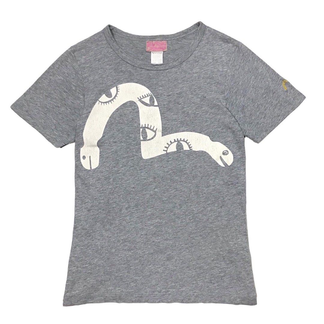 トップス archive grunge evisu donna t-shirt y2k Harajuku Y2k Women's White T-Shirt Punk Japanese Oversized