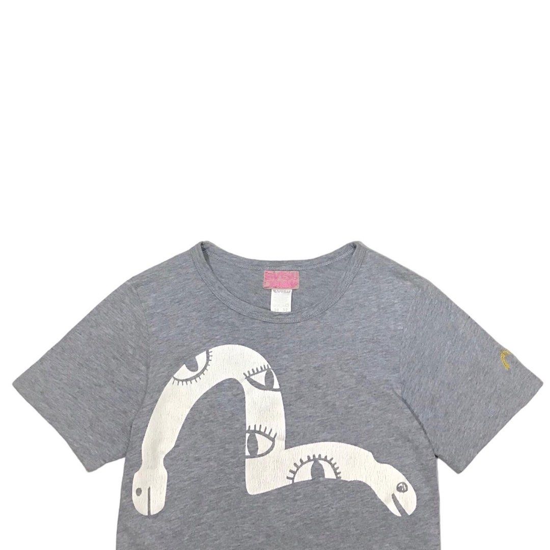 トップス archive grunge evisu donna t-shirt y2k Y2K EVISU DONNA T-SHIRT, Fesyen Wanita, Pakaian Wanita