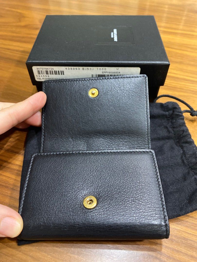 Ysl key holder cheap