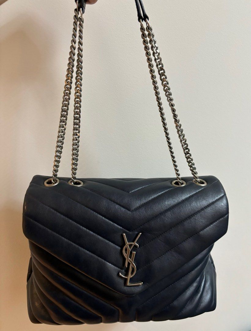 Ysl hotsell loulou navy