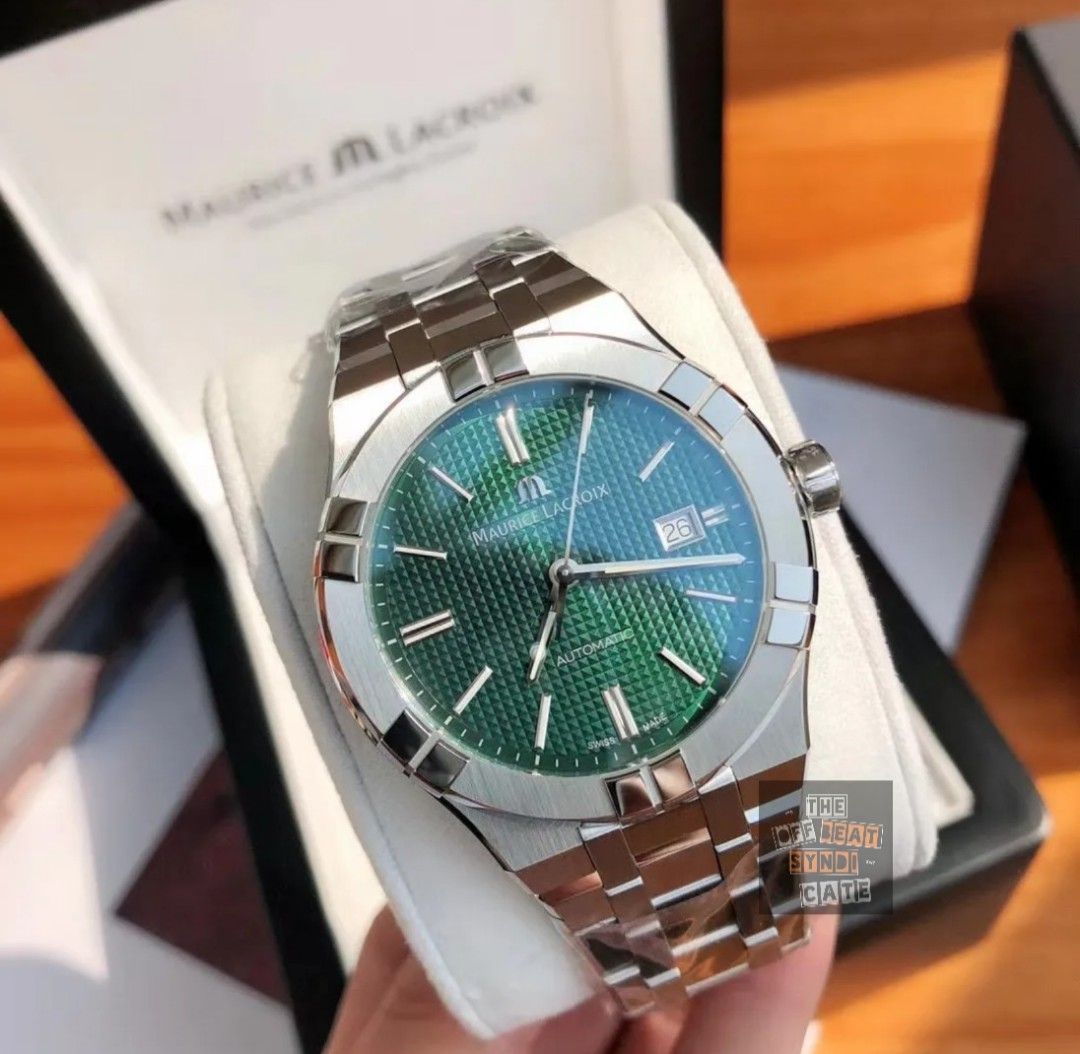 100 Original Maurice Lacroix AIKON Automatic Men s Watch AI6008 SS00F 630 D Ready stock