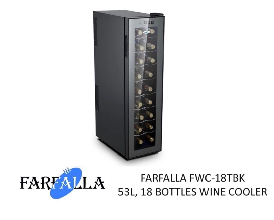 18 Btl Farfalla Wine Chiller (LIKE NEW), Furniture & Home Living