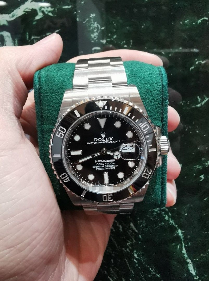 2021 Rolex Submariner 41 date steel black ceramic 126610ln, Luxury