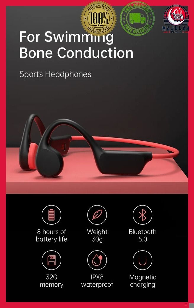 Ipx8 hot sale headphones swimming
