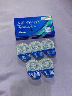 +3.00 Air Optics Hydraglyde Monthly Contact Lenses
