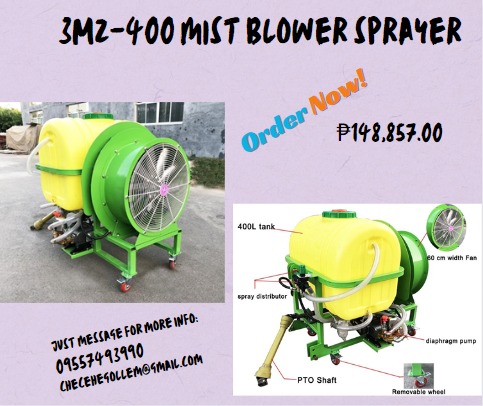 3MZ-400 MIST BLOWER SPRAYER MACHINE, Commercial & Industrial ...