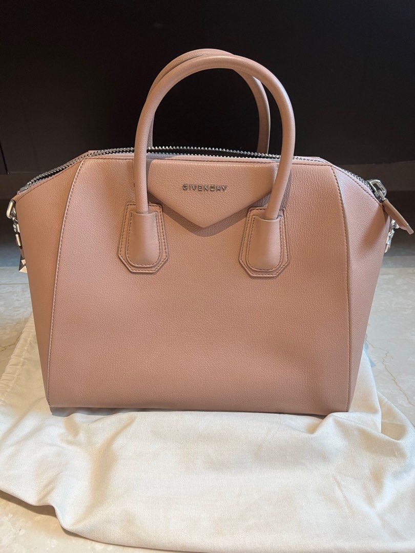 4000 AUTH Givenchy Medium Antigona Nude Beige Classic Bag Luxury