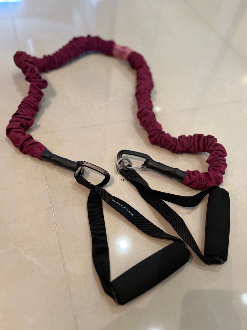 Decathlon resistance deals bands with handles