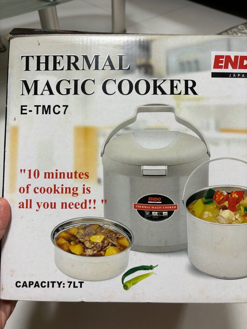 7L Endo Thermal Magic Cooker, TV & Home Appliances, Kitchen Appliances ...