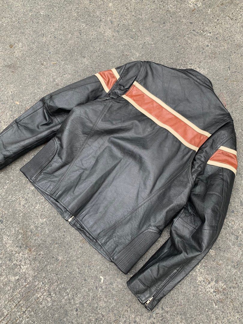 90s Wilsons M.Julian Leather Jacket, Men's Fashion, Activewear on Carousell