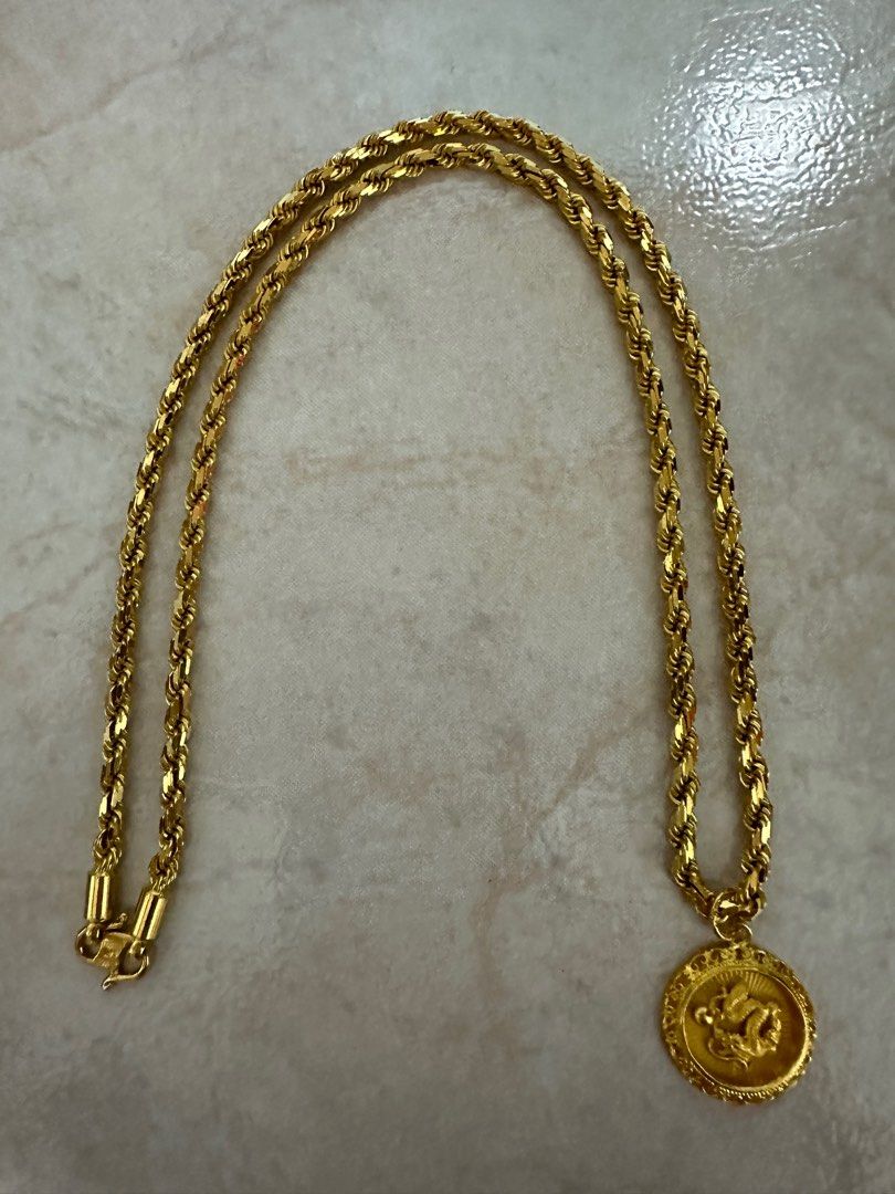 Gold mens necklace with pendant new arrivals