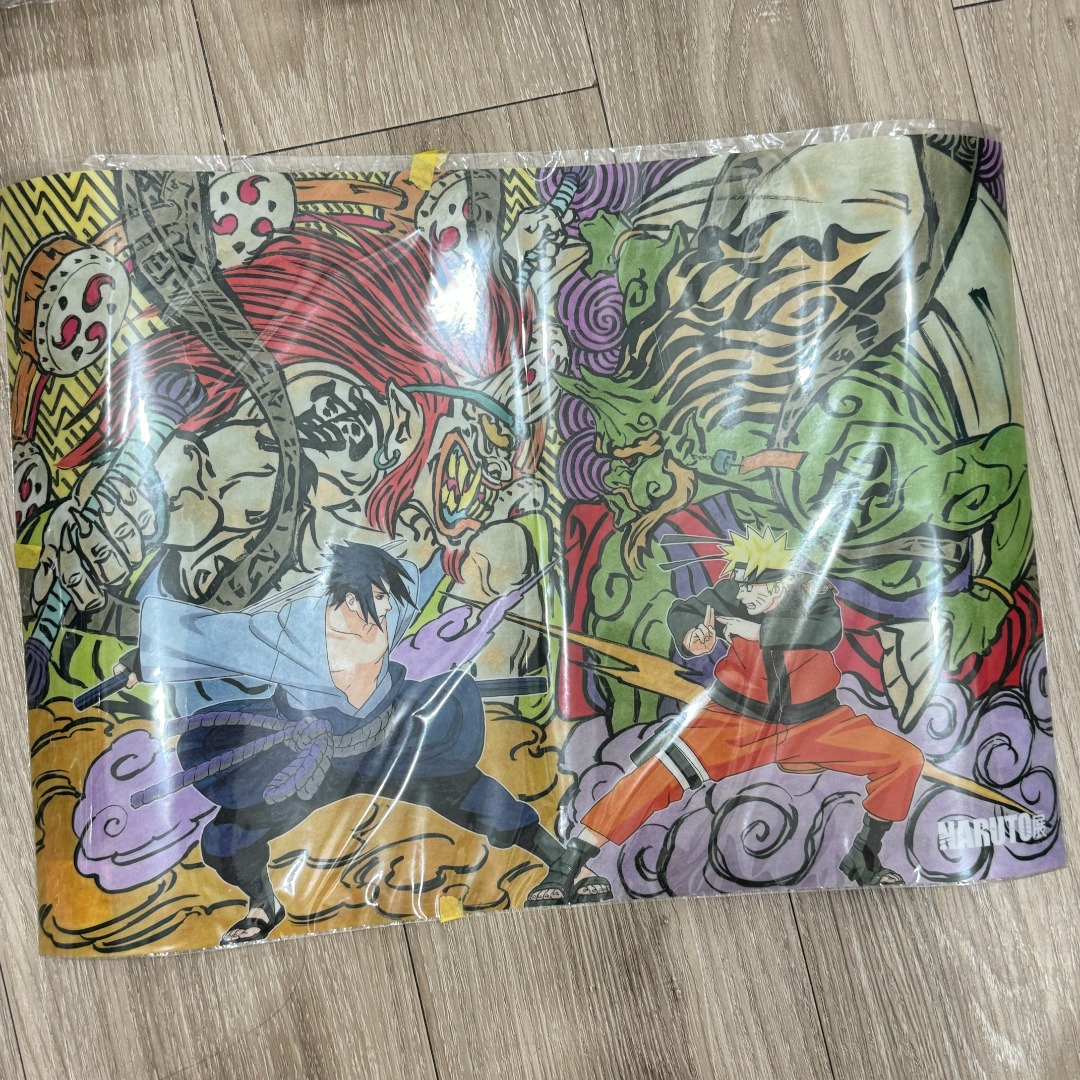 NARUTO展 風神雷神 クリアポスター 未開封 ナルト展 しぶかっ