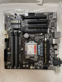 Used GIGABYTE B85M-D3H B85 DDR3 LGA1150 MATX64212409080450110