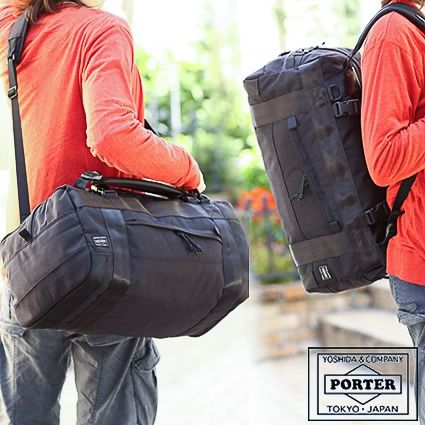 三用Porter BOOTH PACK 3WAY DUFFLE BAG(S) 30L 49 X 22 X 26 cm 耐用 