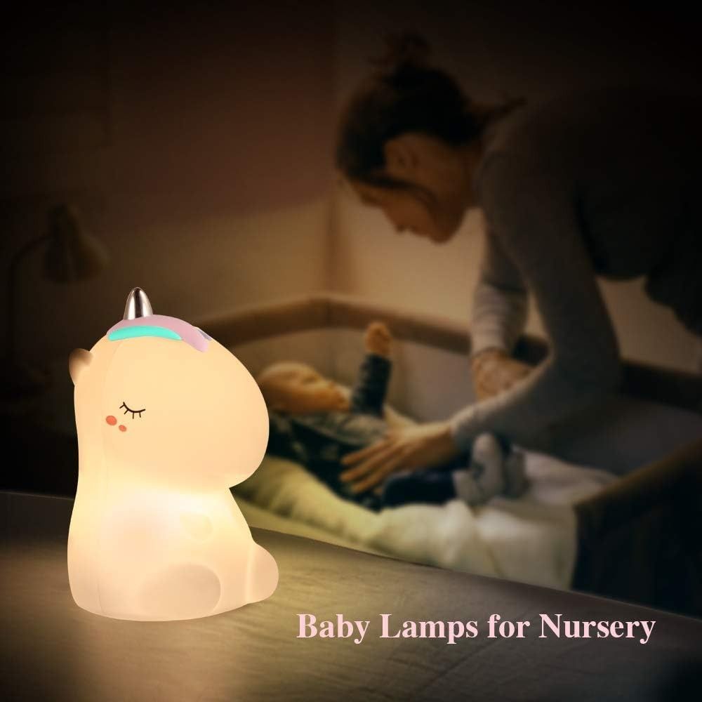 GoLine Cat Lamp, Cute Kitty Night Light, Gifts for Women Teen Girls Baby,  Night Lights for Kids Bedroom, Cute Christmas Kitty Silicone Nightlights  for
