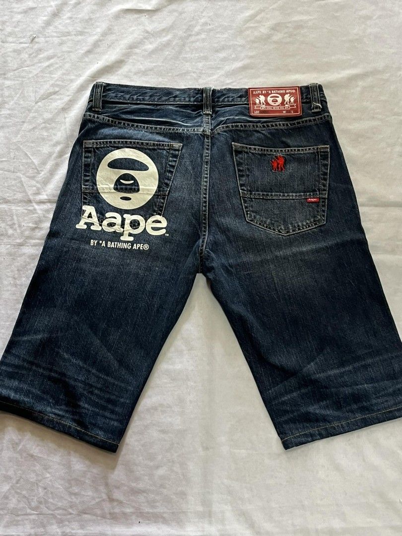 Aape by *A Bathing Ape Shorts, Men's Fashion, Bottoms, Shorts on Carousell