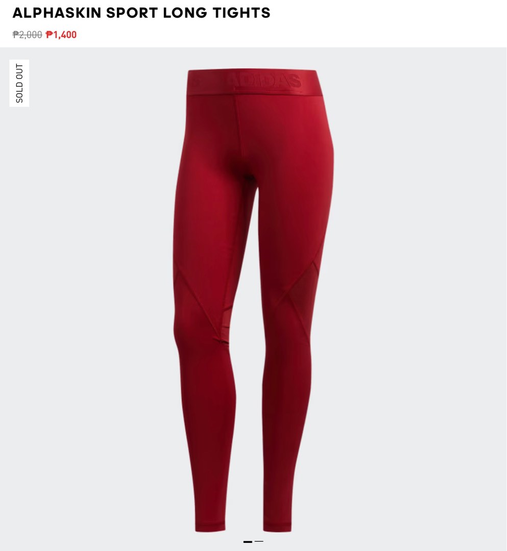 ADIDAS ALPHASKIN SPORT LONG TIGHTS LEGGINGS Women s Fashion Activewear on Carousell
