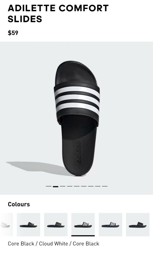 nego)Adidas cloudfoam slides, Men's Fashion, Footwear, Flipflops and Slides  on Carousell