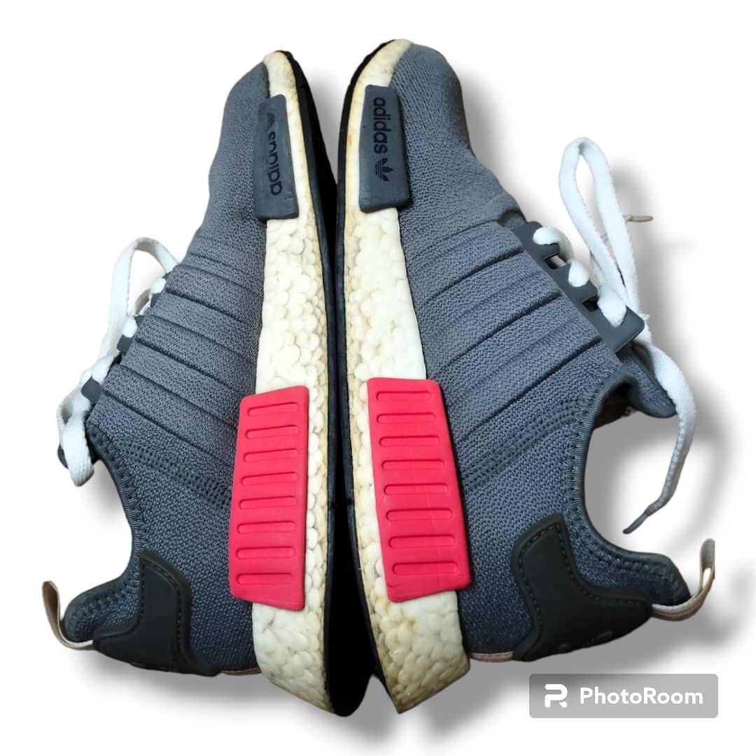 Nmd r1 grey shock red top