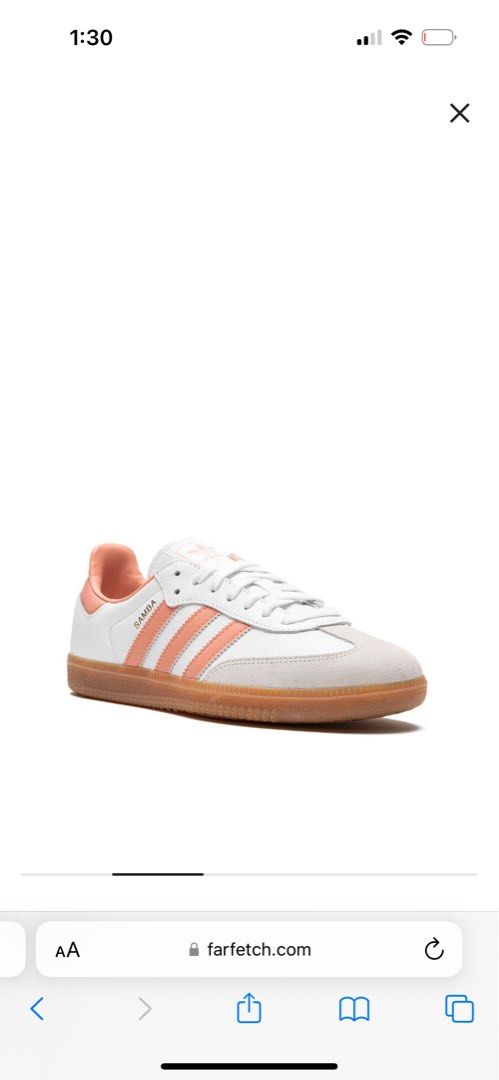 Adidas samba OG White pink Women s Fashion Footwear Sneakers on