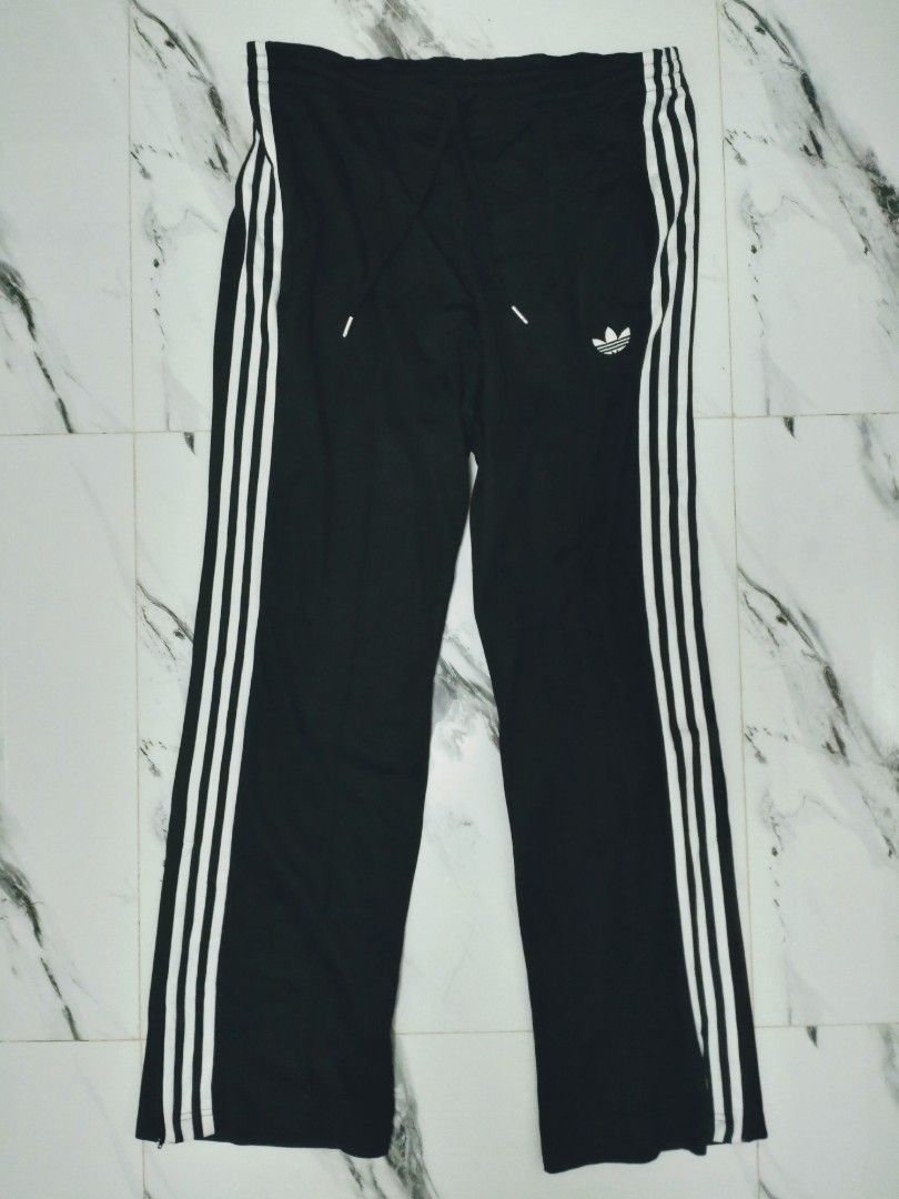 Adidas Three stripes zip pants, Men's Fashion, Bottoms, Joggers on ...