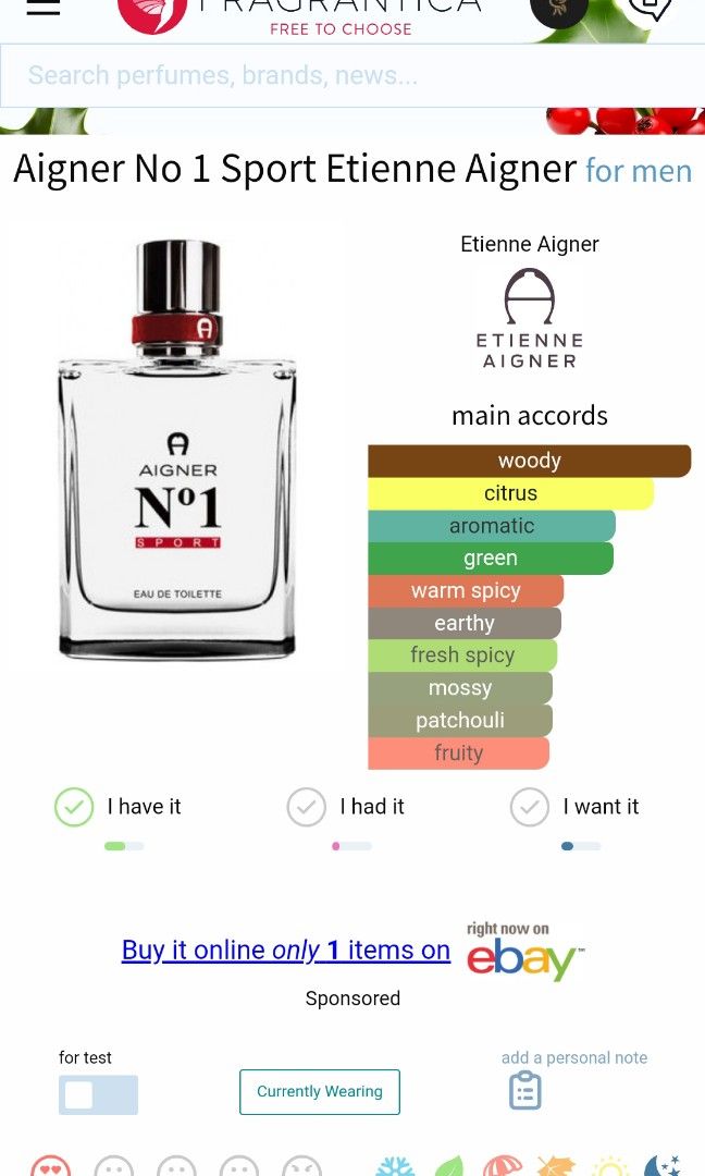 Intense Aigner No Sport Pour Homme Aigner Intense Pour Homme By