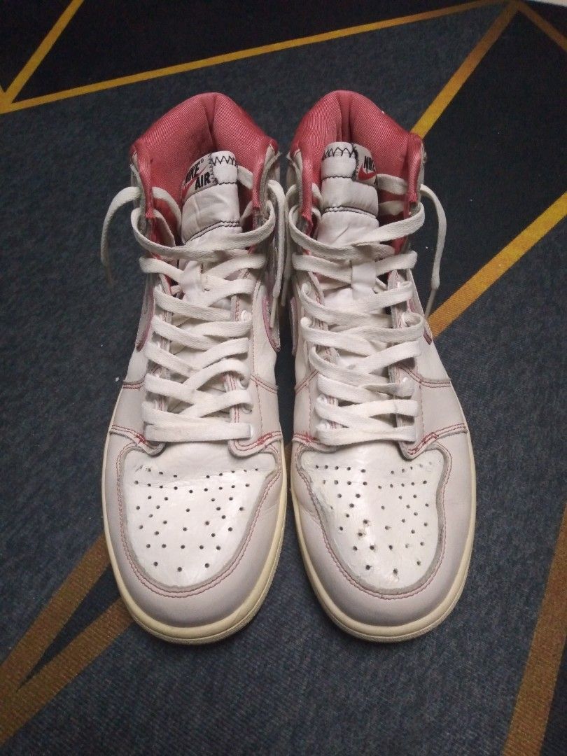 Jordan 1 online phantom red laces