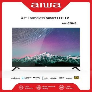 [BELOW SRP] Aiwa 43” Frameless Ultra HD Smart LED TV Android