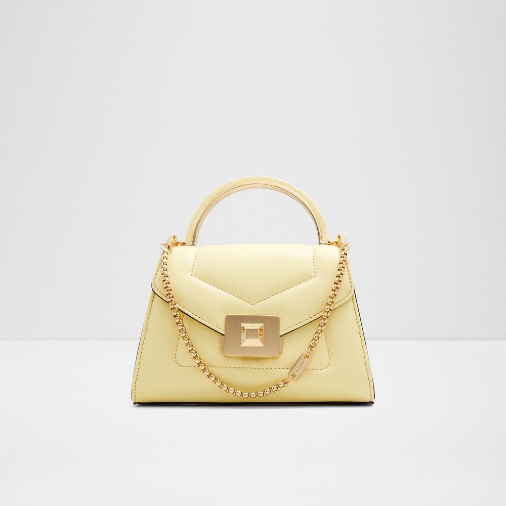 ALDO Taledentar Top Handle Cross Body Bag Yellow